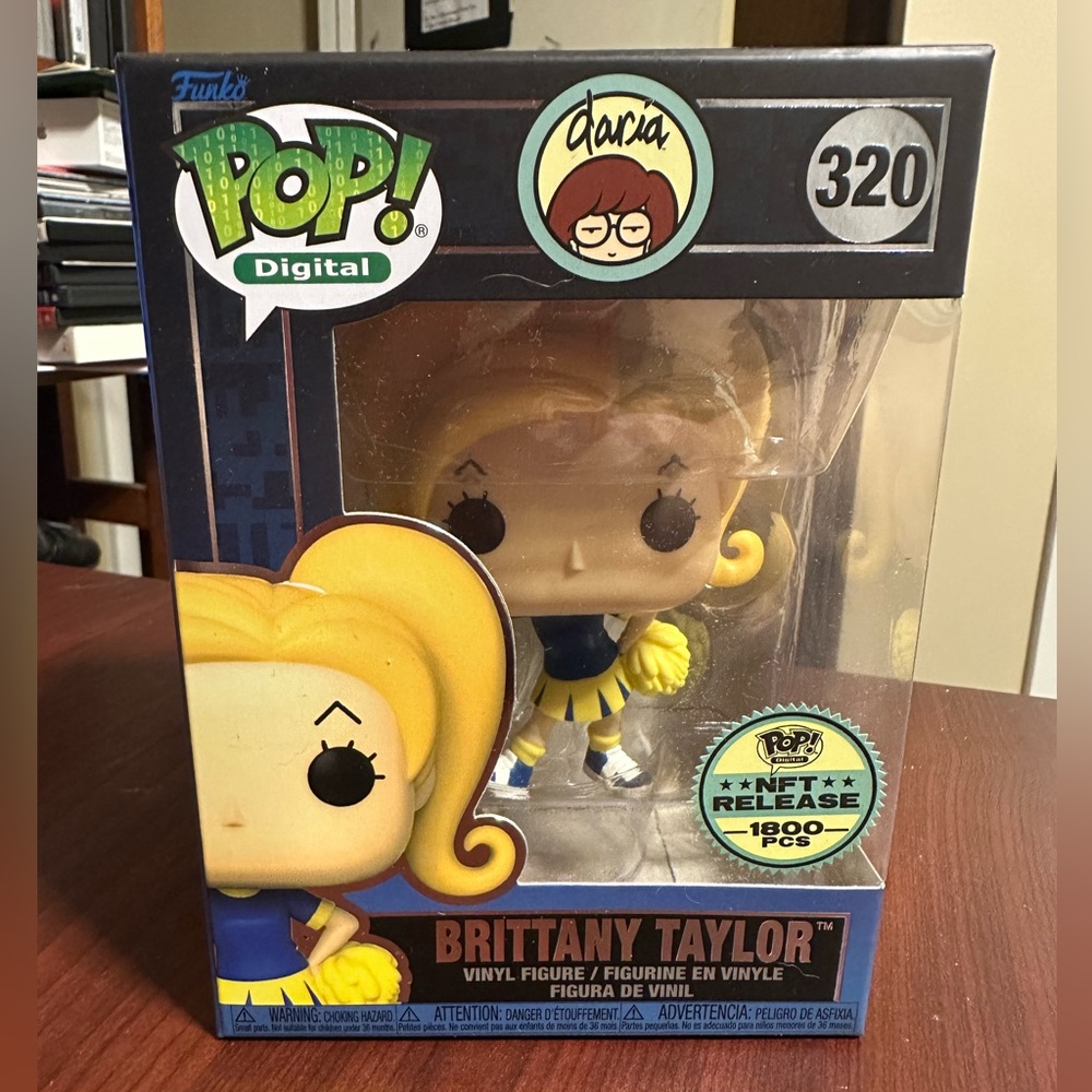 Funko Pop Brittany Taylor Vinyl Figure Daria NFT Release